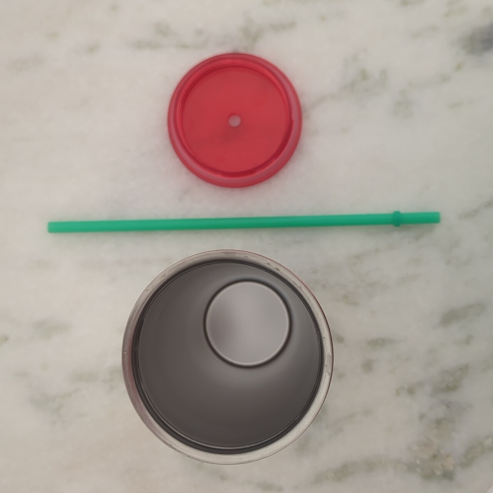 Starbucks 2022 Yellow Red Fire Heat Ombré Steel 24oz Venti Tumbler Cold Cup - Picture 3 of 5